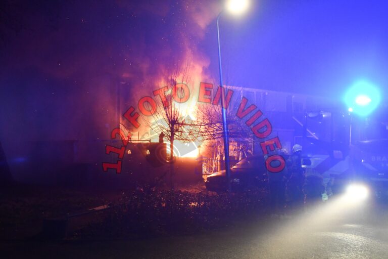 Twee personen overleden bij woningbrand